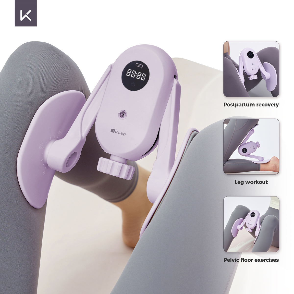 KEEP inner thigh toner and leg exerciser for home workouts