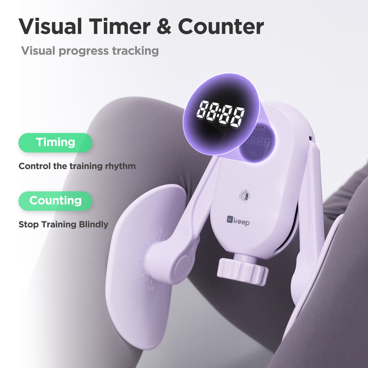 Inner Thigh Toner & Leg Exerciser - Pelvic Floor Muscle Trainer