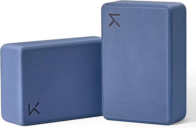 Yoga Block - High-Density EVA Foam 2 Pack Yoga Block
