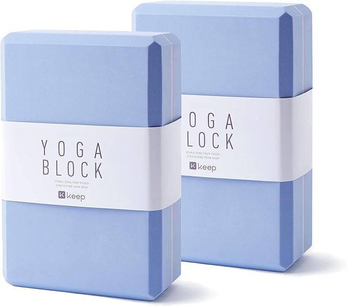 KEEP high density EVA yoga blocks for stretching and balance