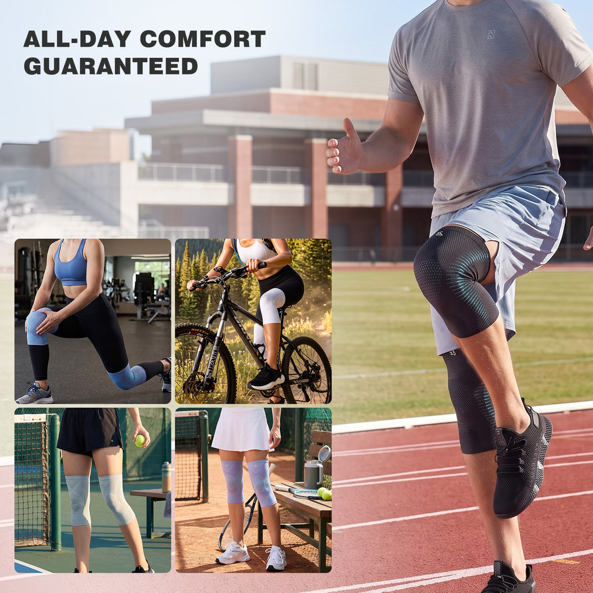 Compression Knee Braces – 2 Pack