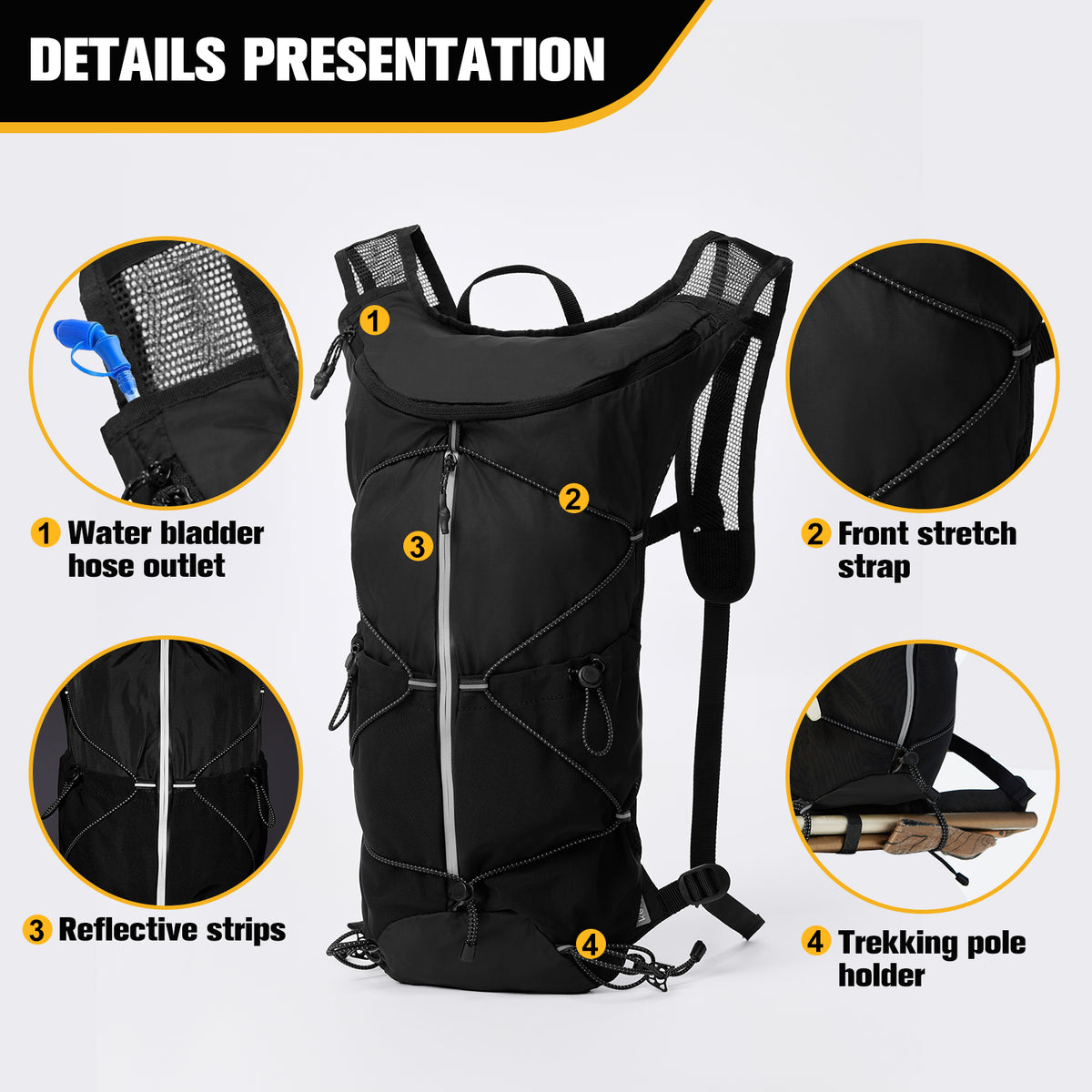 6L Mini Lightweight Hiking Backpack