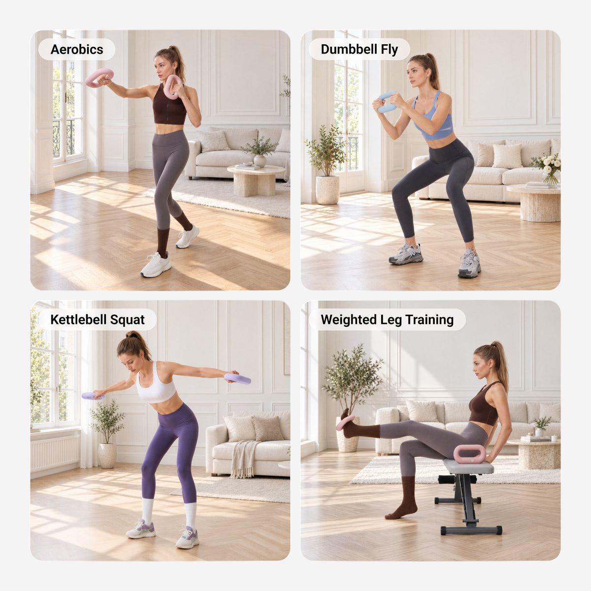 360° Grip Weighted Ring Dumbbell