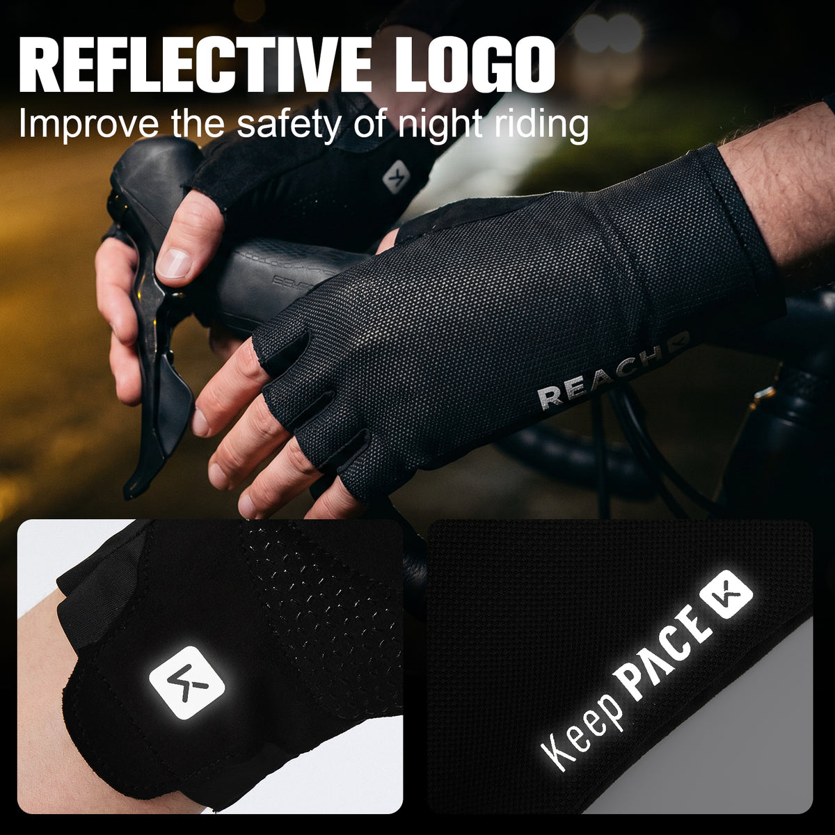Gel-Padded Fingerless Cycling Gloves