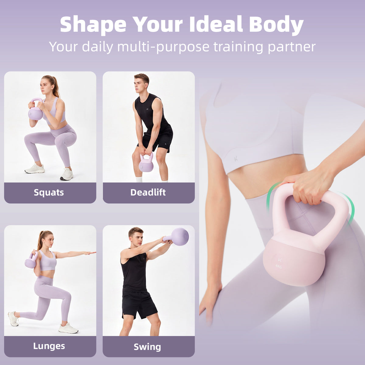 Soft Kettlebell Floor-Friendly